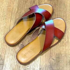 CYNTHIA ROWLEY Leather Sandals